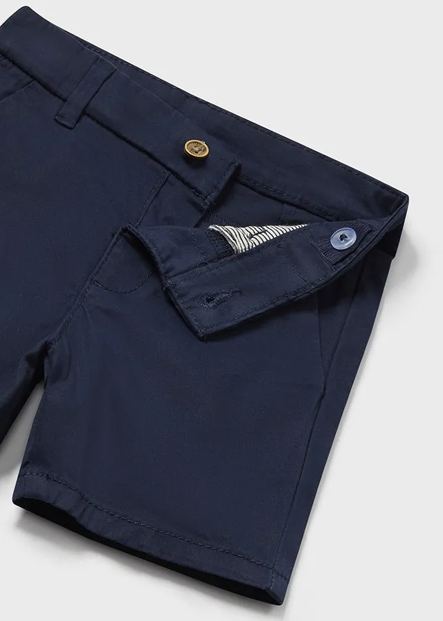 Baby Boy Basic Chino Short | Navy