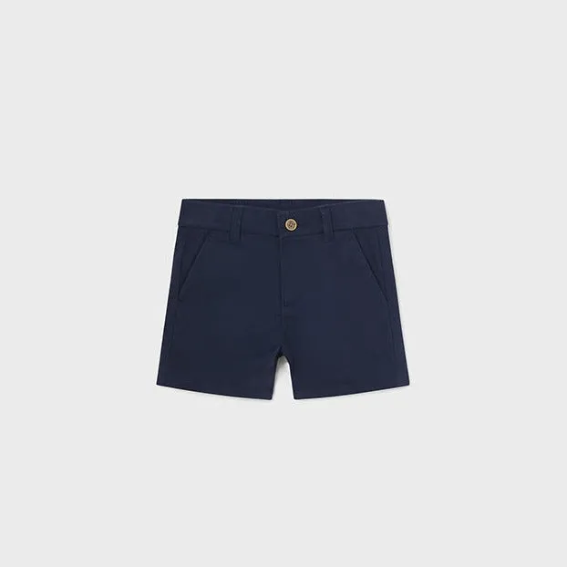 Baby Boy Basic Chino Short | Navy