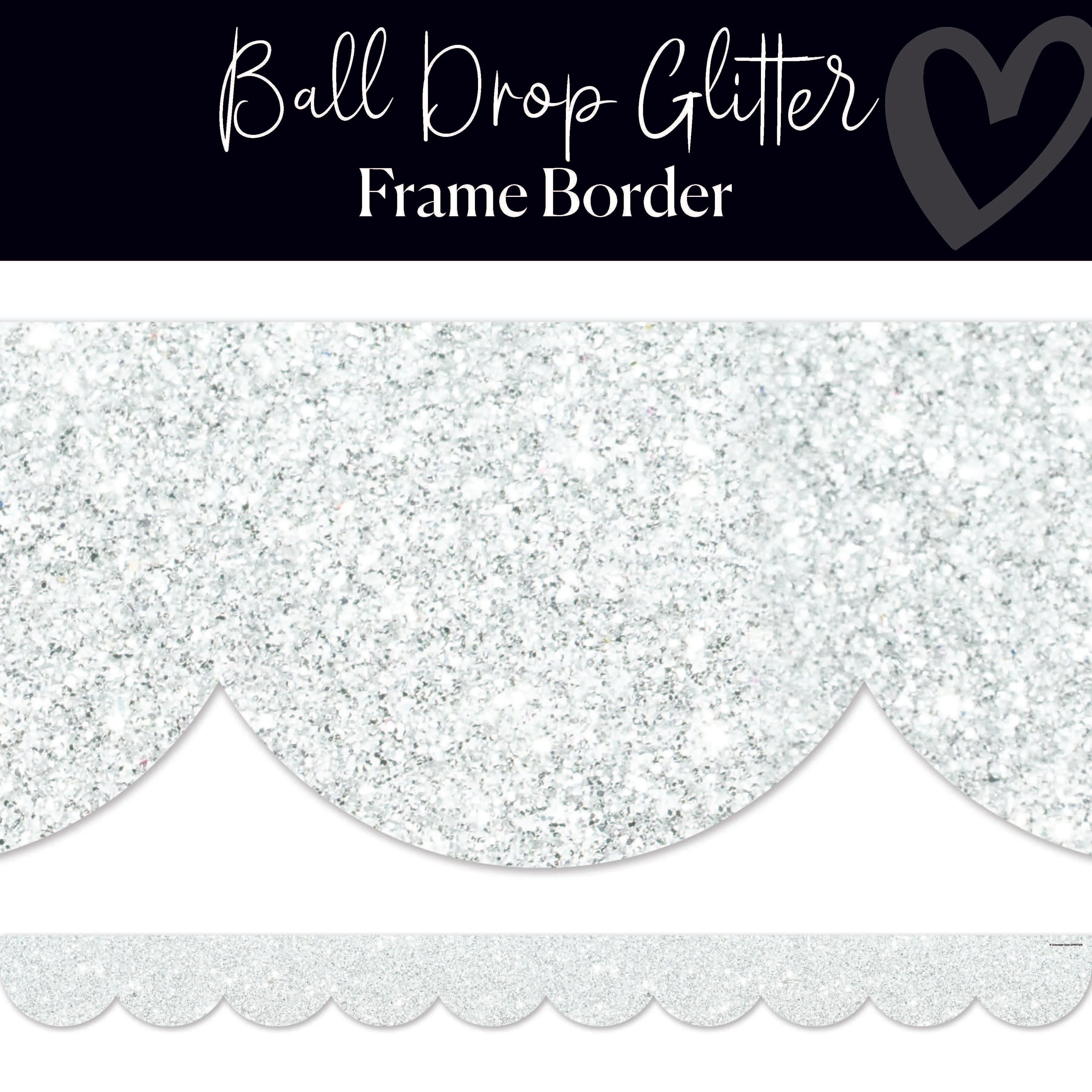 Ball Drop Glitter | Bulletin Board Borders | Schoolgirl Style