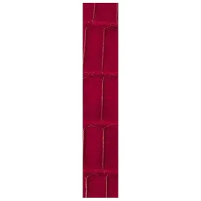 Ballon Bleu 36 mm Red Alligator Strap