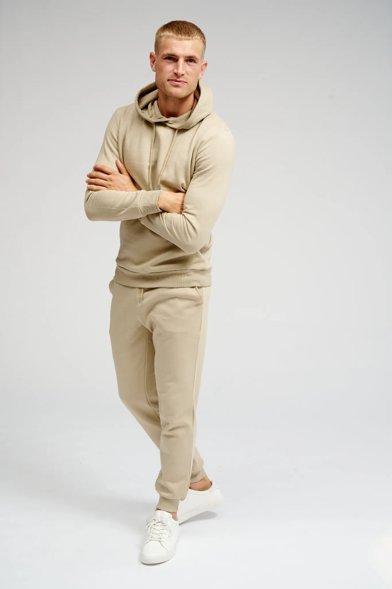 Basic Sweatpants - Mørk Beige