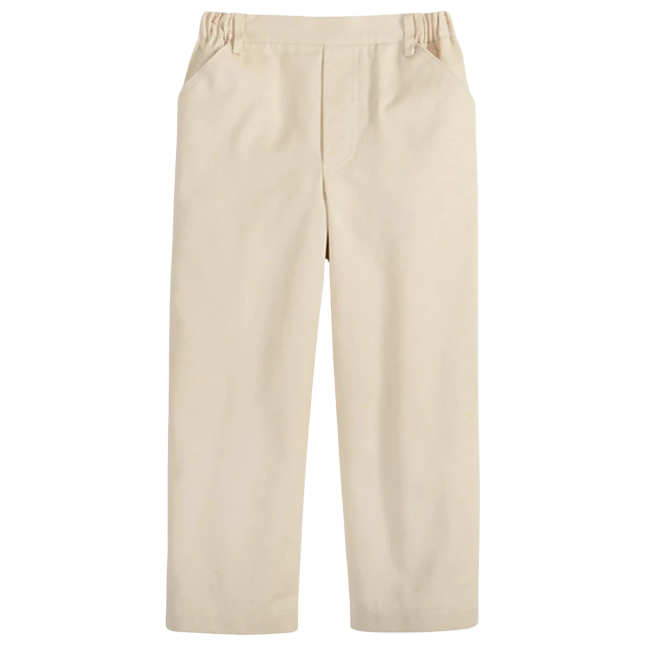 Bella Bliss Twill Faux Zip Pant - Stone Twill