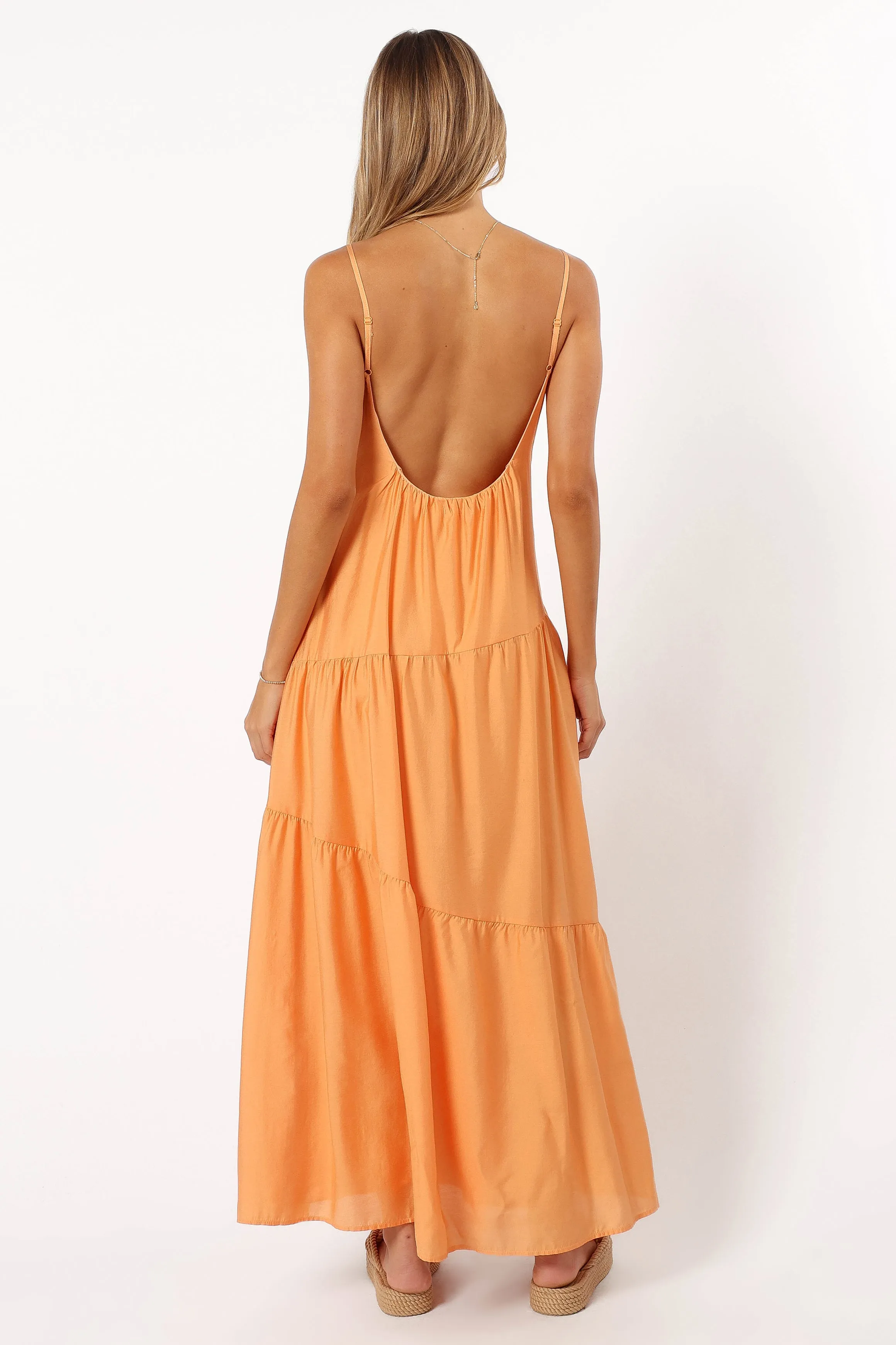 Bennie Midi Dress - Orange