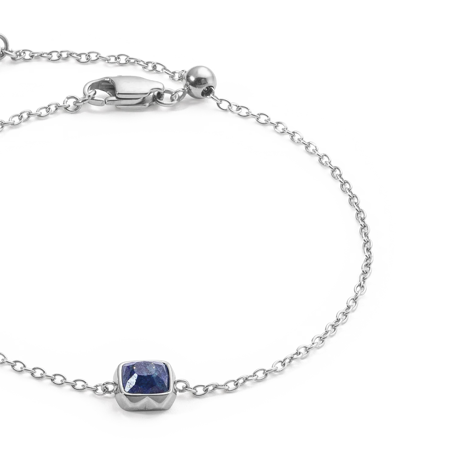 Birthstone September Bracelet Lapis Lazuli Silver