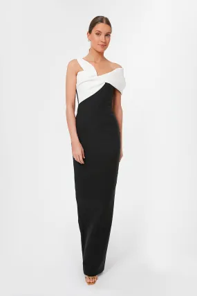 Black and White Matteo Gown