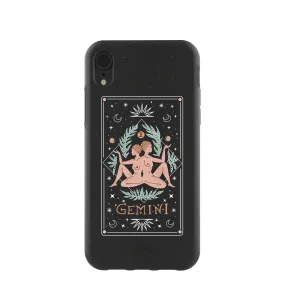 Black Gemini iPhone XR Case