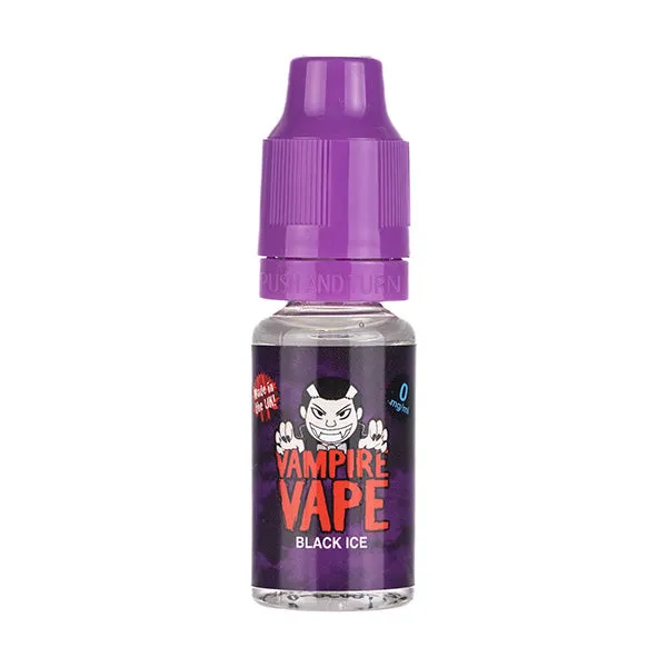 Black Ice E-Liquid by Vampire Vape (Nicotine Free)