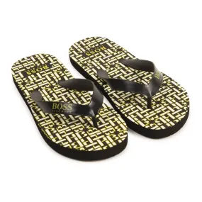 Black Logo Flip Flop