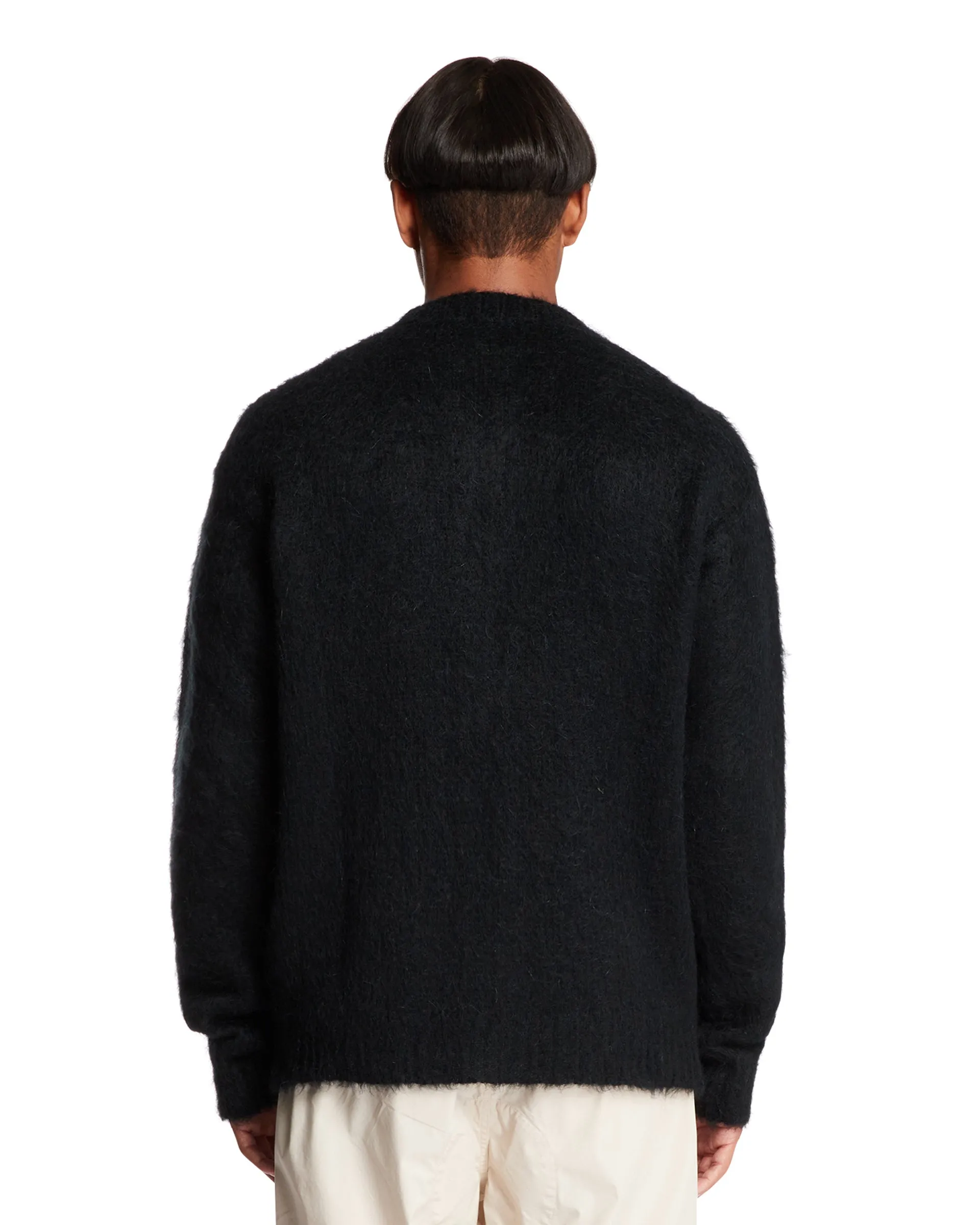 Black Mohair Cardigan