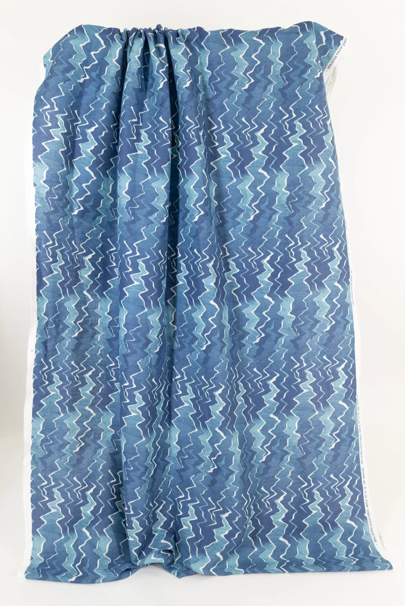 Blue Wave Euro Linen Woven