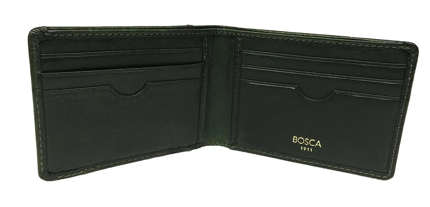 Bosca Correspondent Collection Small Bifold Wallet