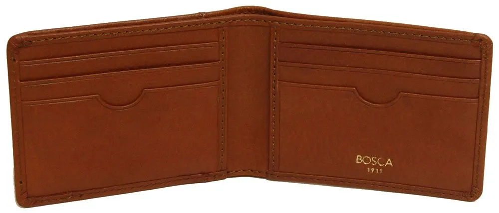 Bosca Correspondent Collection Small Bifold Wallet