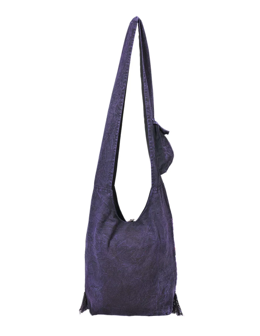 Butterfly Patch Hobo Bag