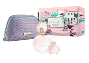 Bvlgari Rose Goldea Blossom Delight Parfum, 75 ml 15ml   Beauty Pouch(Soft Box) Gift Set-Gift Set