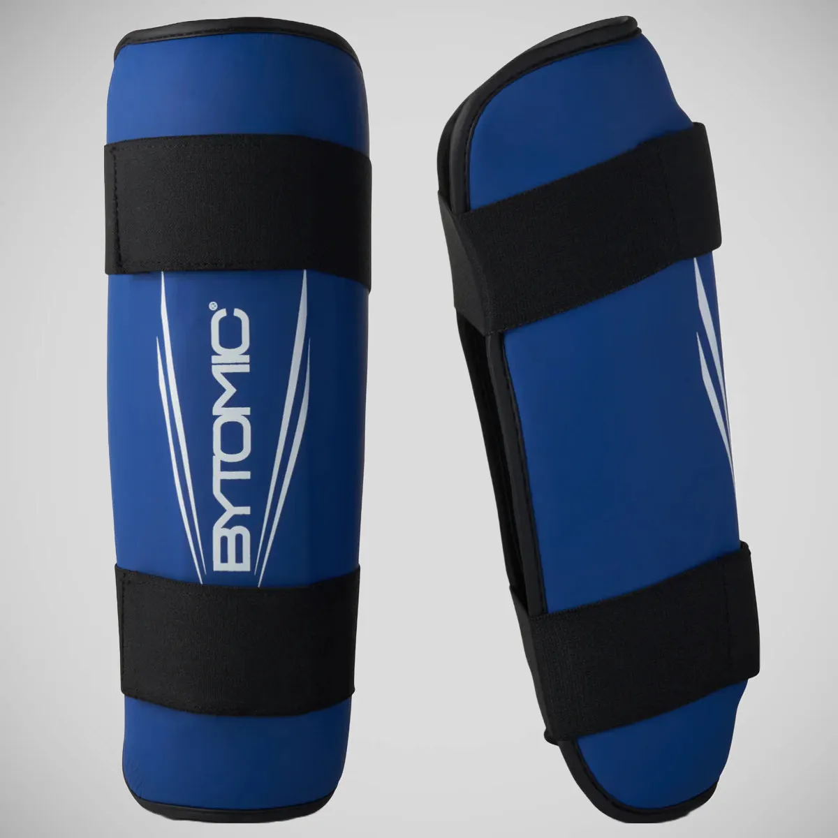 Bytomic Axis V2 Shin Guards Blue/White