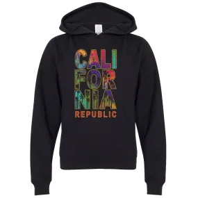 California Pastel Stitched Style Premium Youth Sweatshirt Hoodie