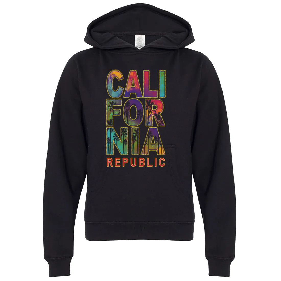 California Pastel Stitched Style Premium Youth Sweatshirt Hoodie