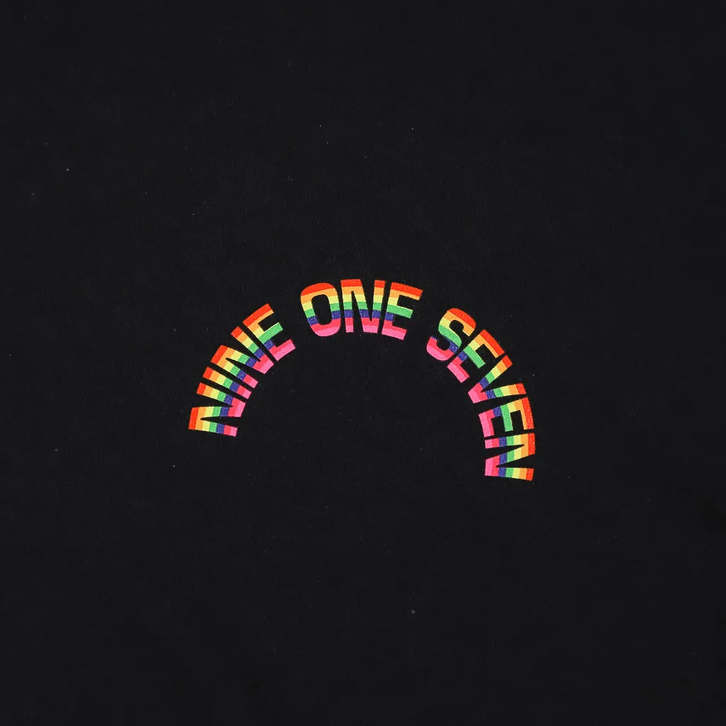 Call Me 917 - Rainbow T-Shirt - Black