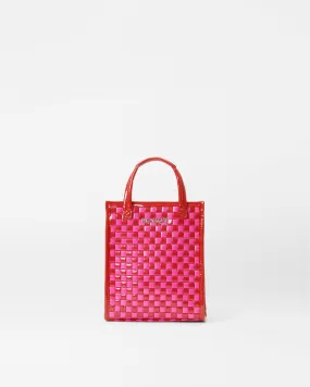 Candy Lacquer Micro Woven Box Tote