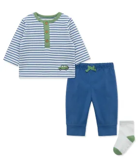 Car Icon Jogger Set (3M-12M)