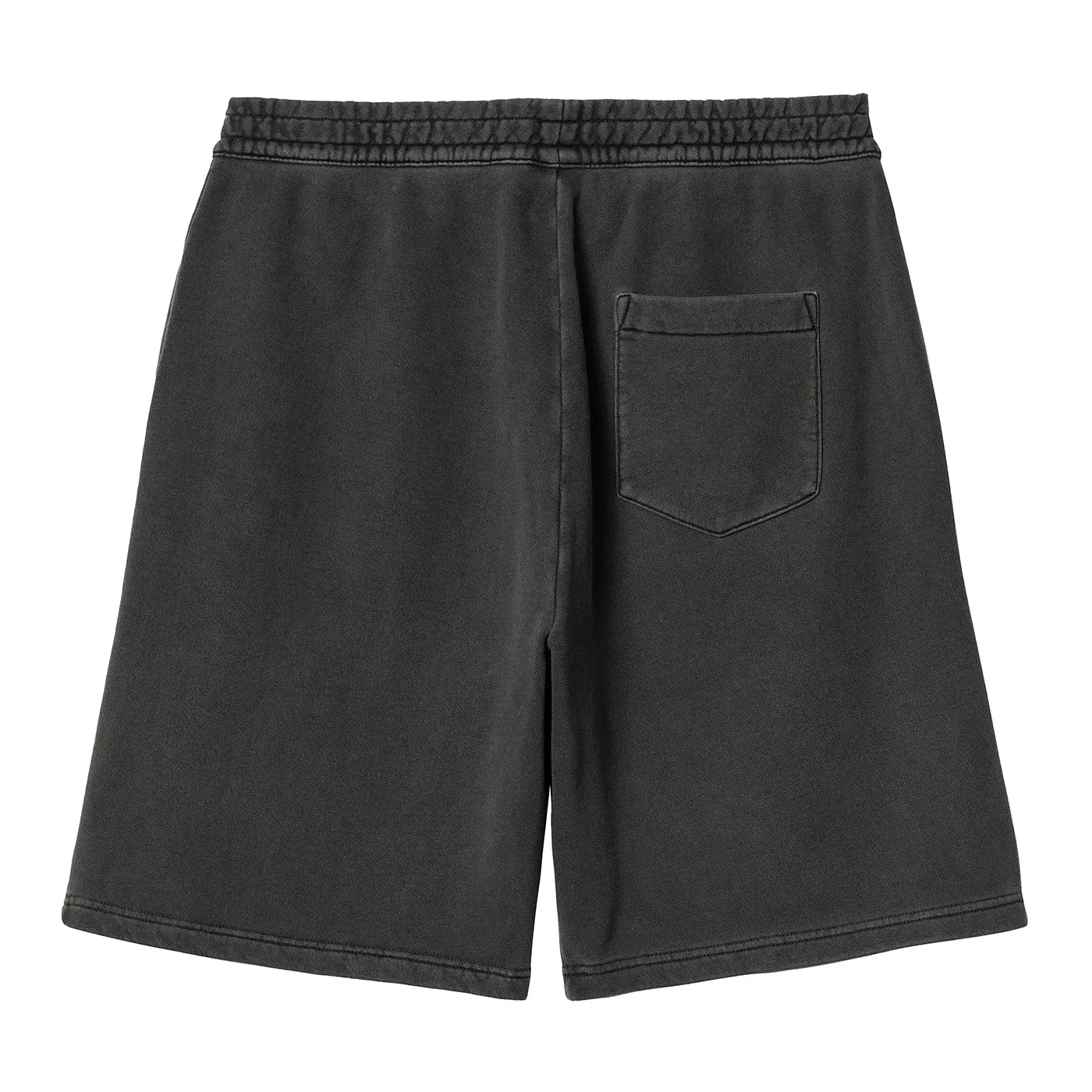 Carhartt Duster Sweat Shorts - Black Garment dyed