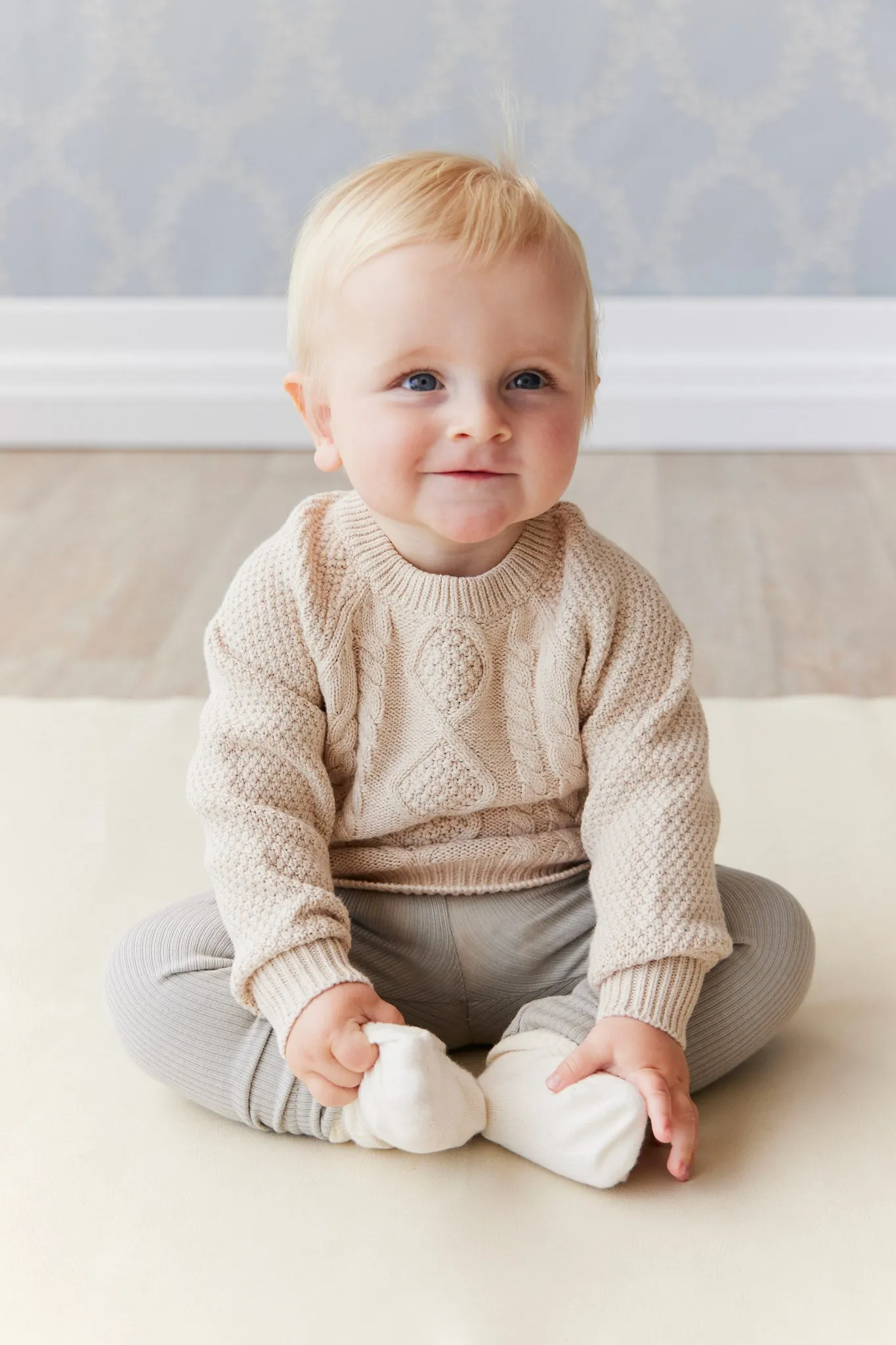 Carter Jumper - Oatmeal Marle