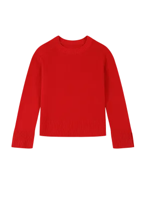 Cashmere Sweatshirt Rouge