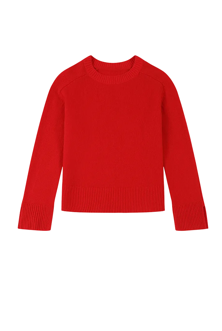 Cashmere Sweatshirt Rouge