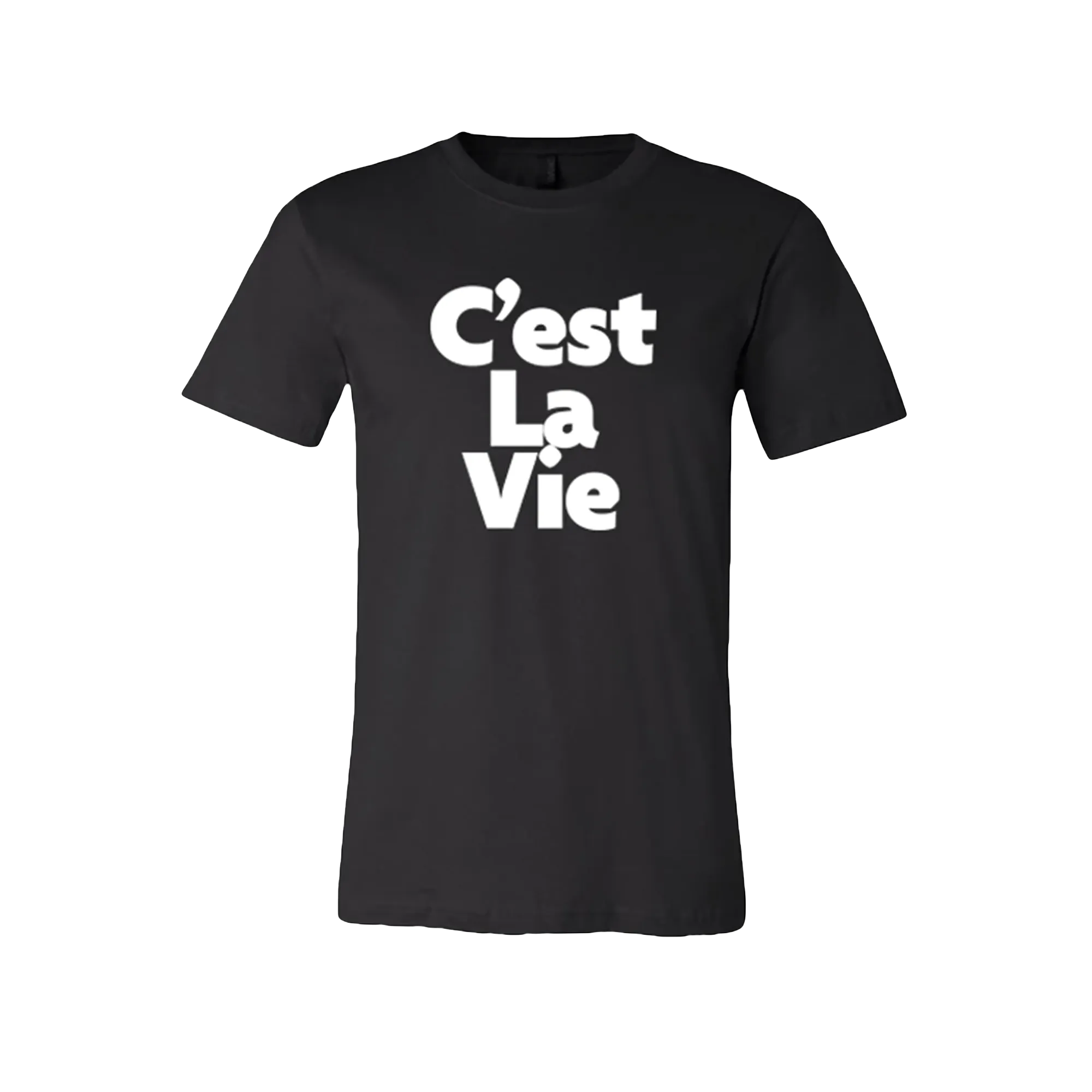 C'EST LA VIE BLACK TEE