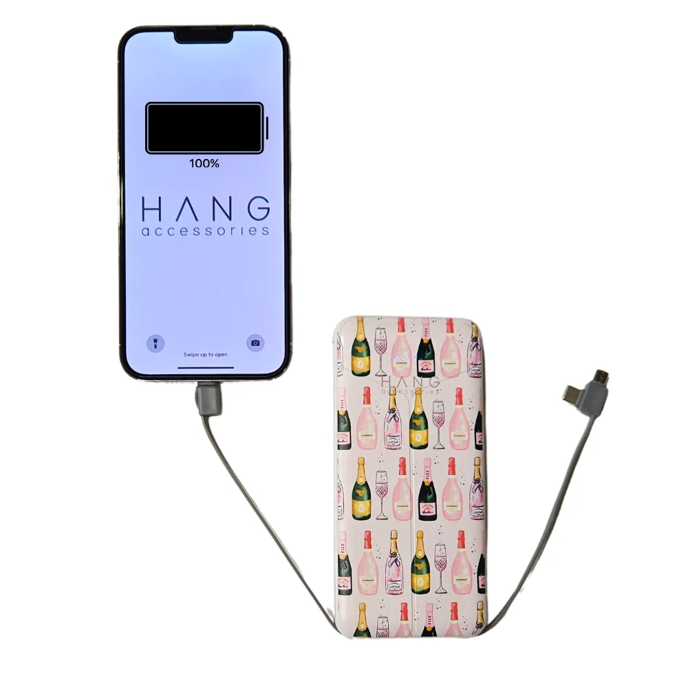 Champagne Portable Phone Charging Bank