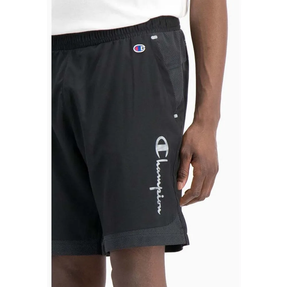 CHAMPION EUROPE<br>ECO WARRIOR ELASTIC SHORTS BLACK