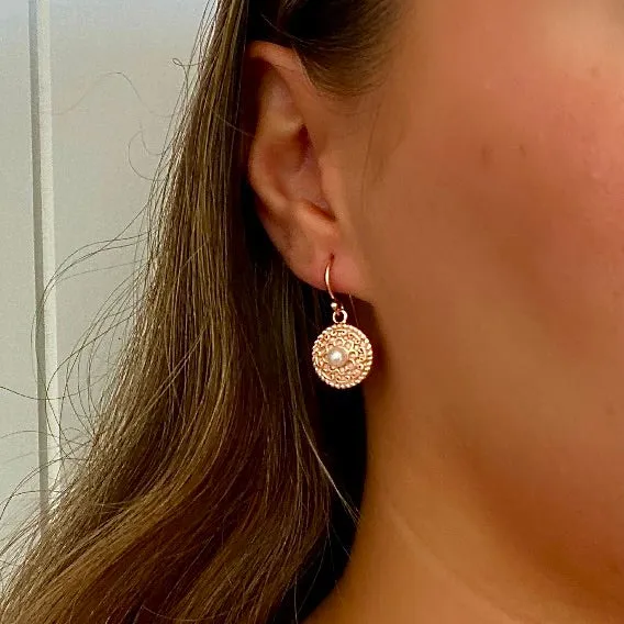 Chinatown Ladies Earrings Rose Gold