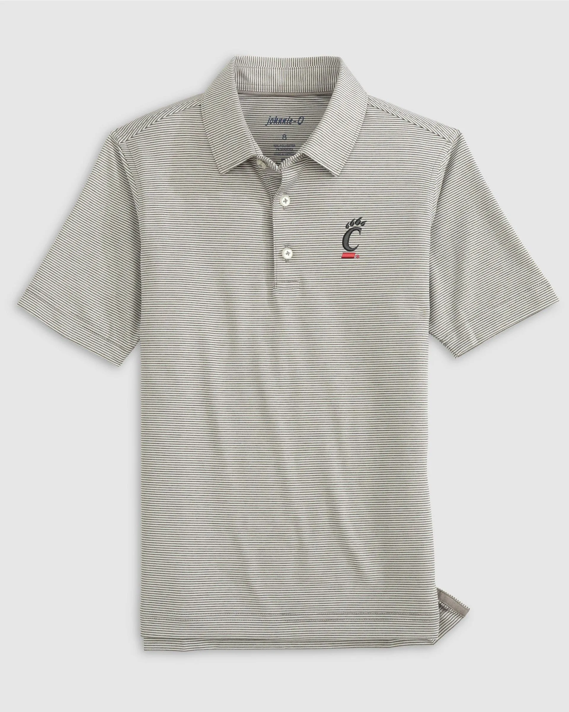 Cincinnati Lyndonn Jr. Striped Jersey Performance Polo