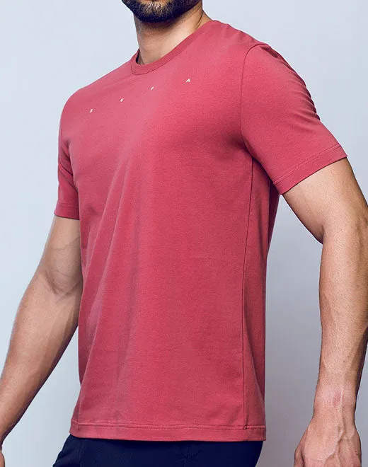 Classic Short Sleeve T-Shirt - Dusty Cedar Rose