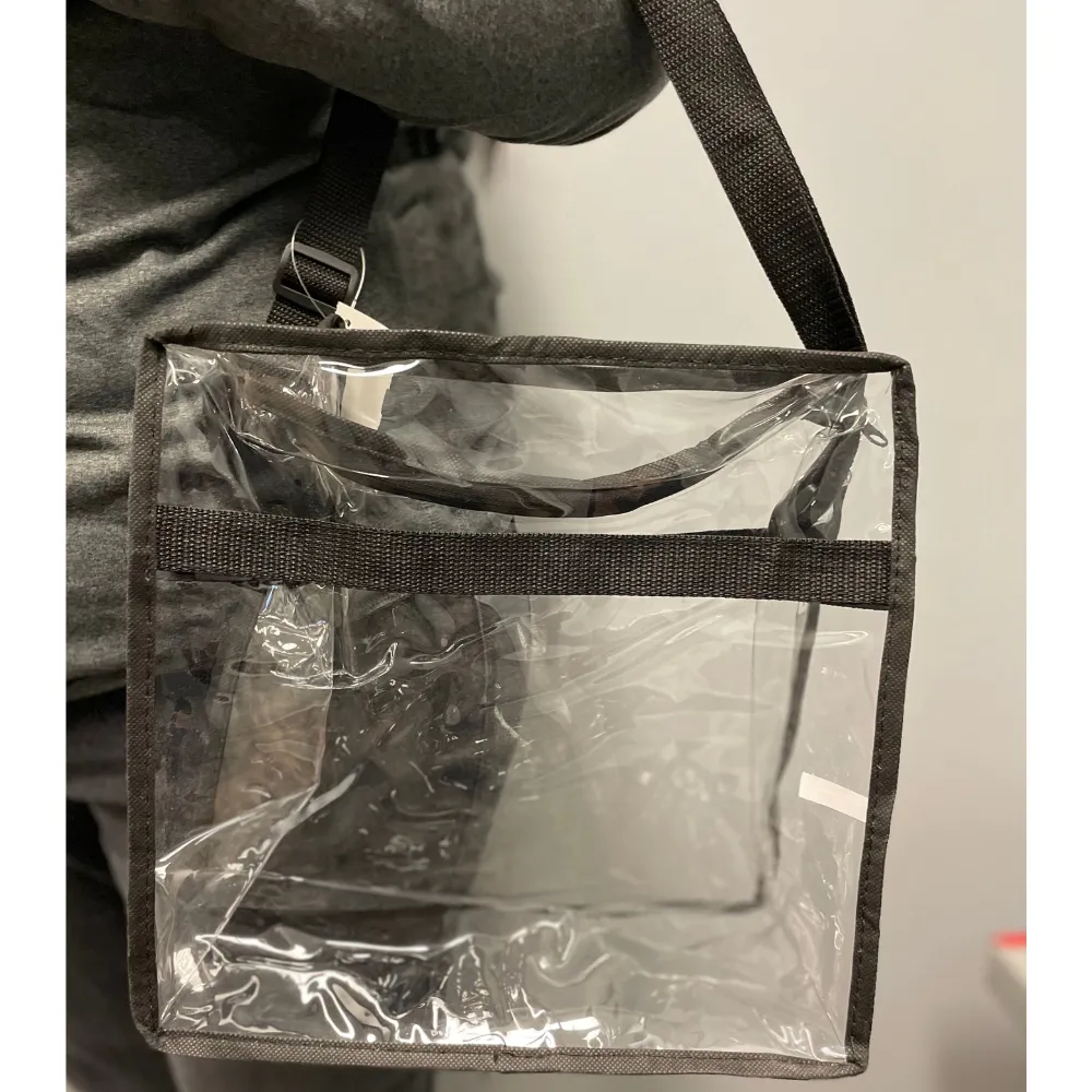 Clear Stadium Bag with Zipper