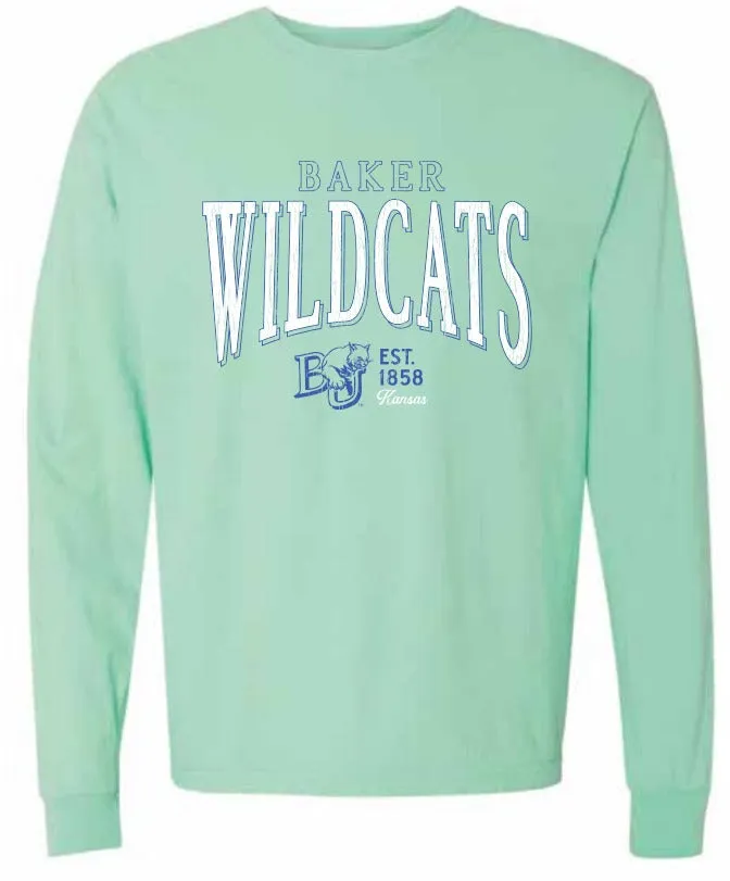 *Clearance!* Comfort Colors Wildcats L/S Tee