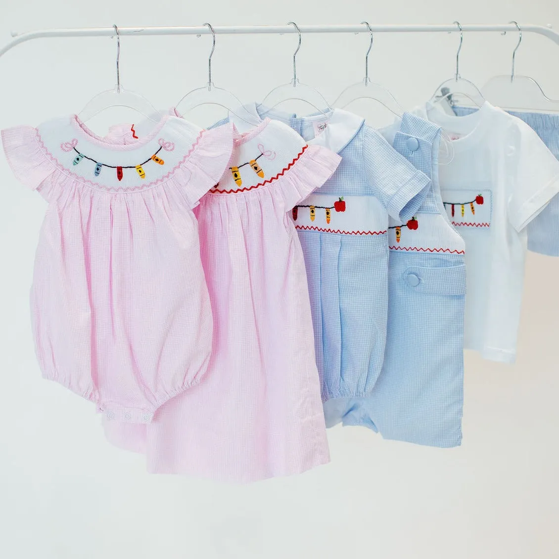 Color Me Smocked Shorts Set