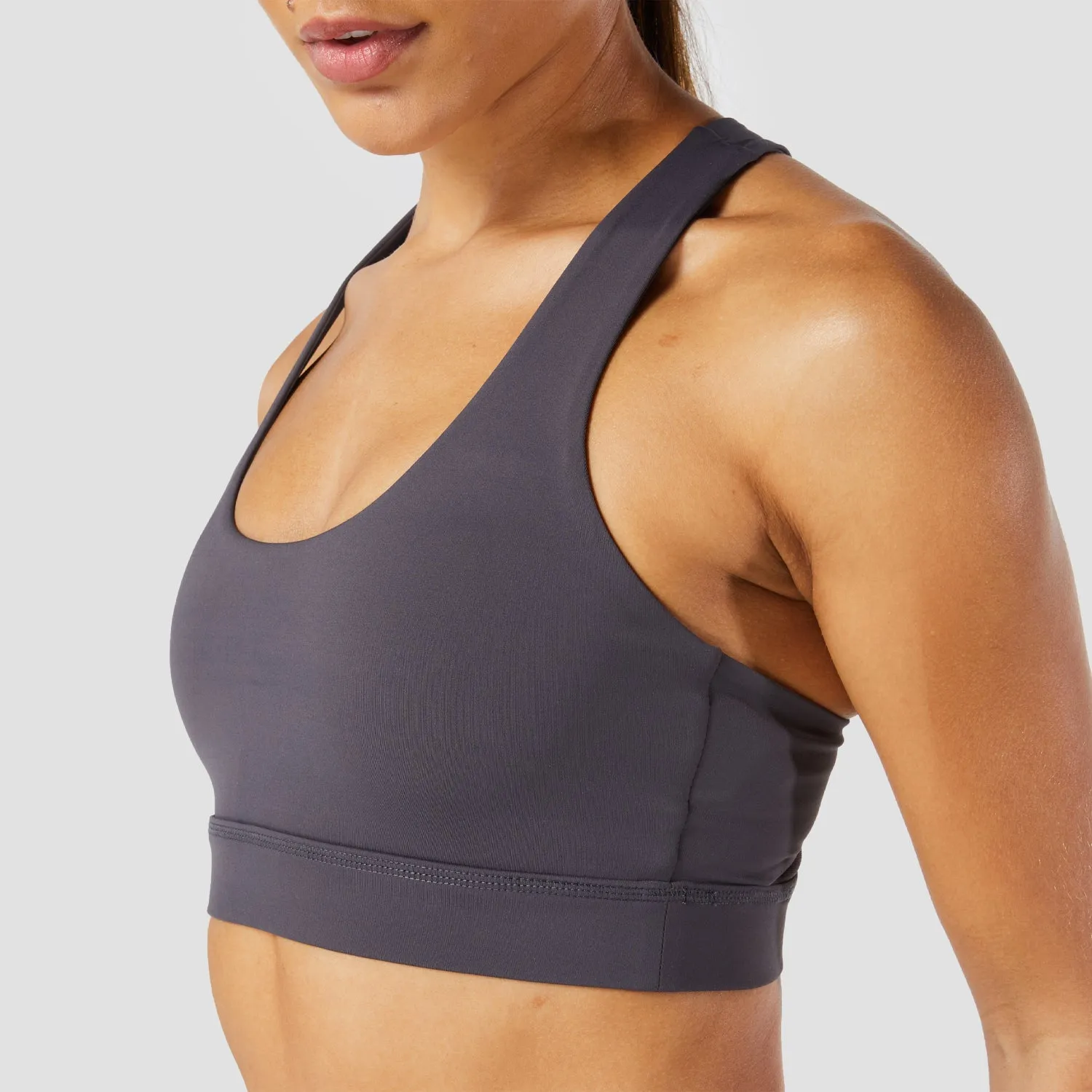 Core Agile Bra - Charcoal