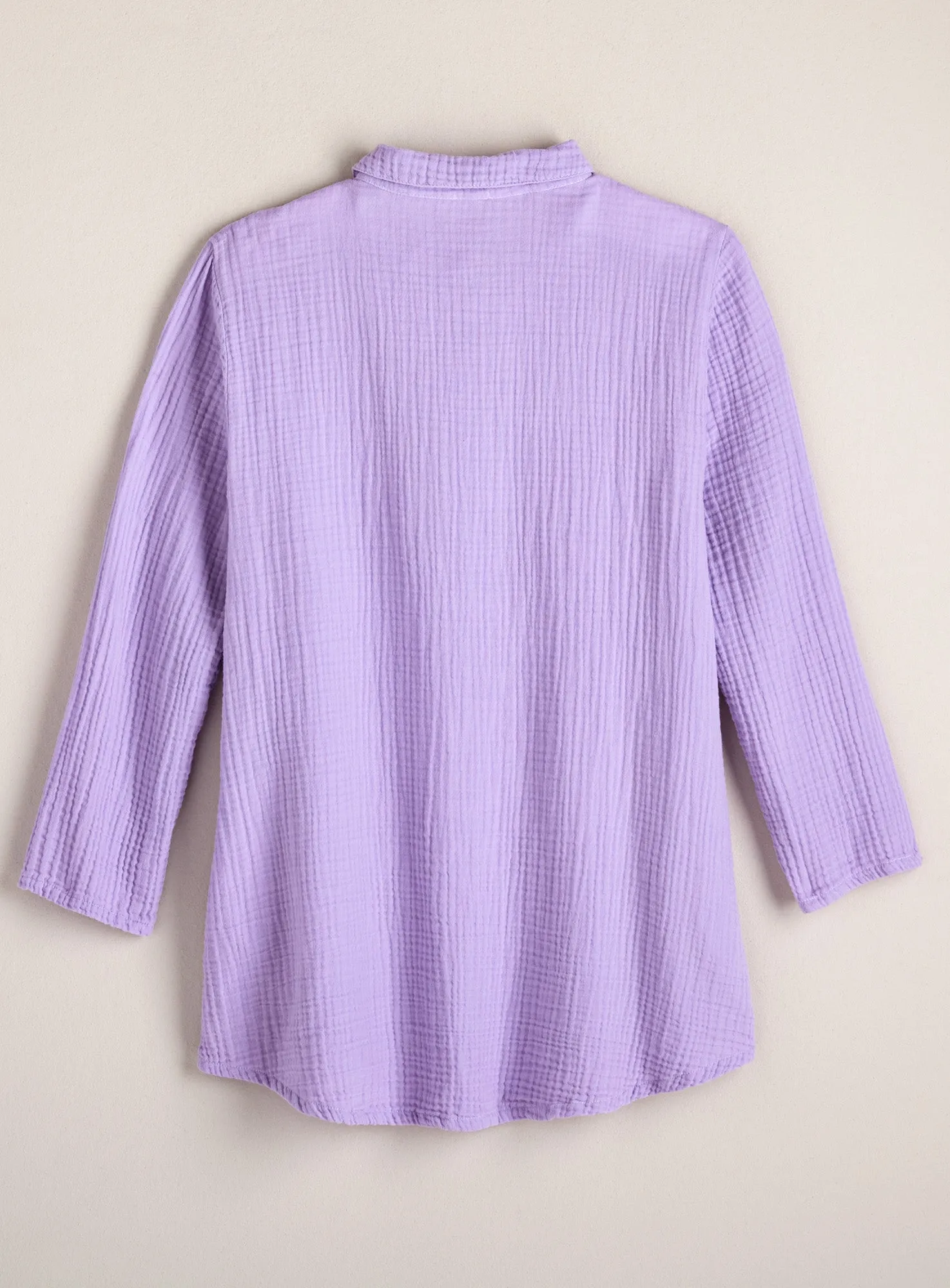 Cotton Ripple Pocket Blouse FINAL SALE (No Returns)