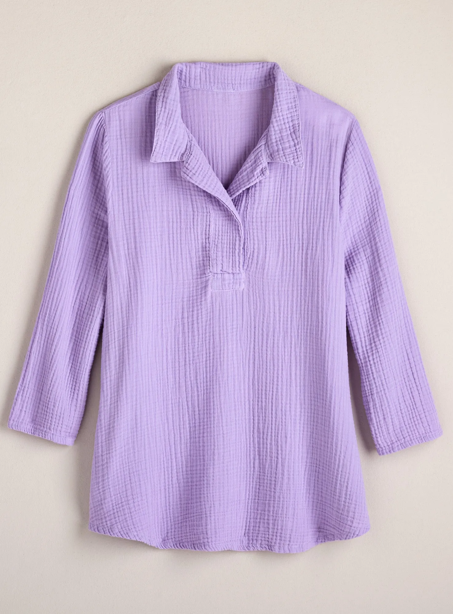 Cotton Ripple Pocket Blouse FINAL SALE (No Returns)