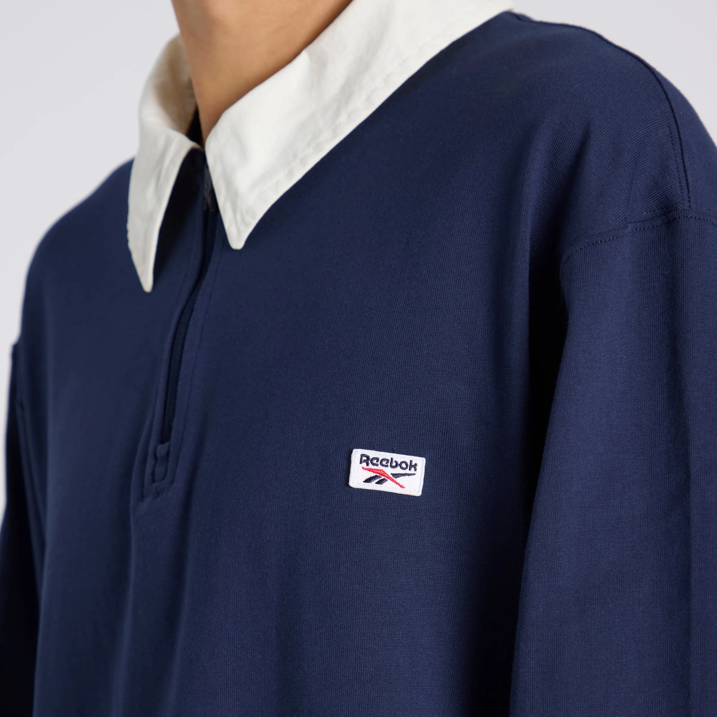 Court Sport Quarter Zip Vector Navy