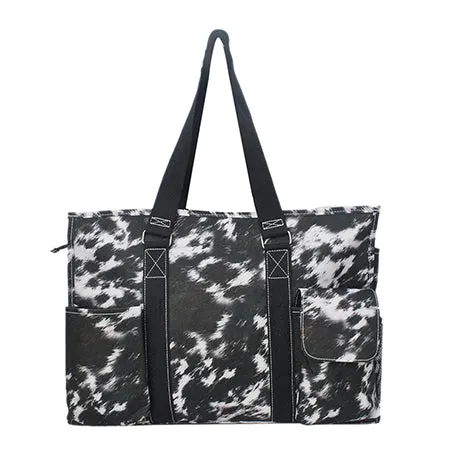 Cow Couture NGIL Zippered Caddy Large Organizer Tote Bag