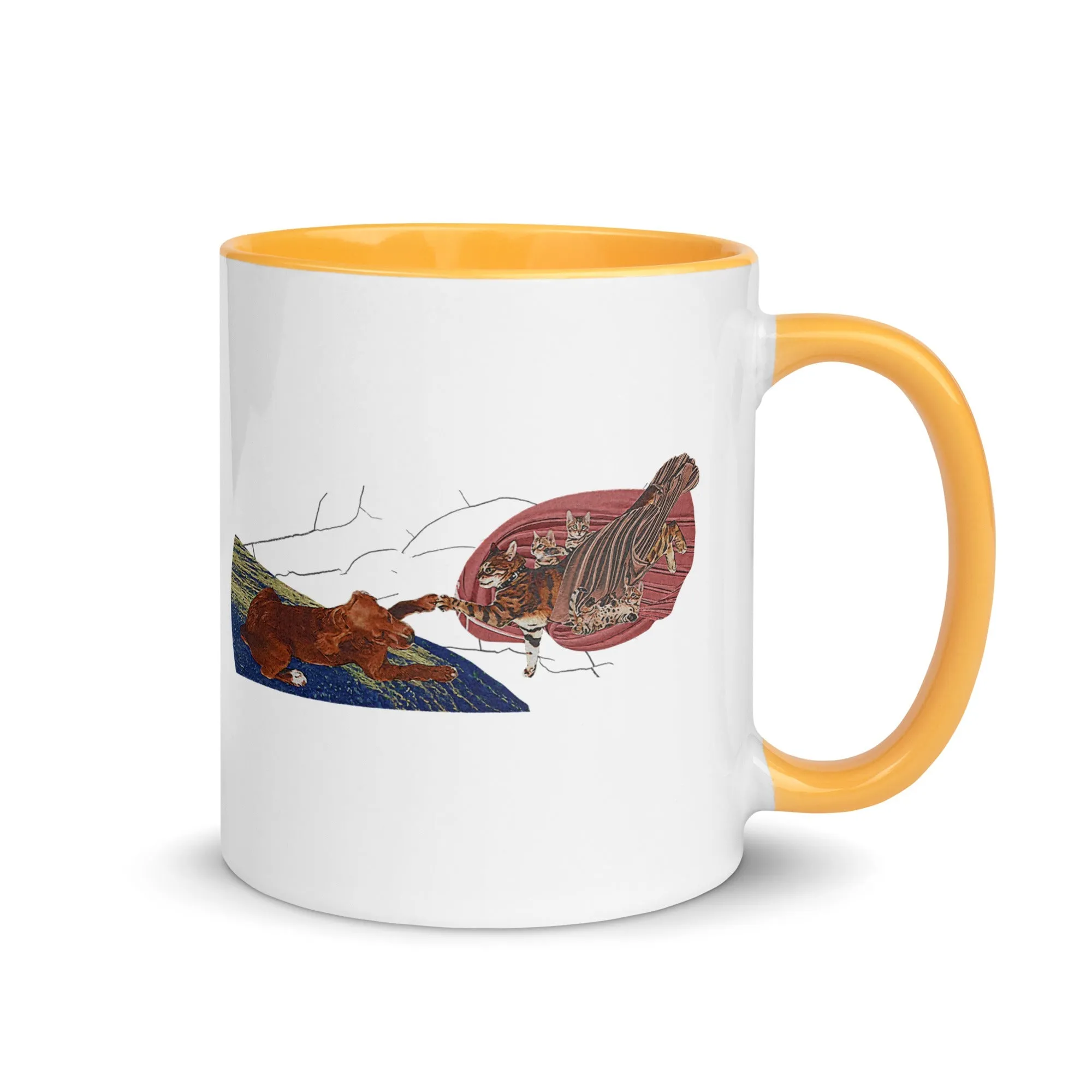 Creation of Dog Mug with Color Inside