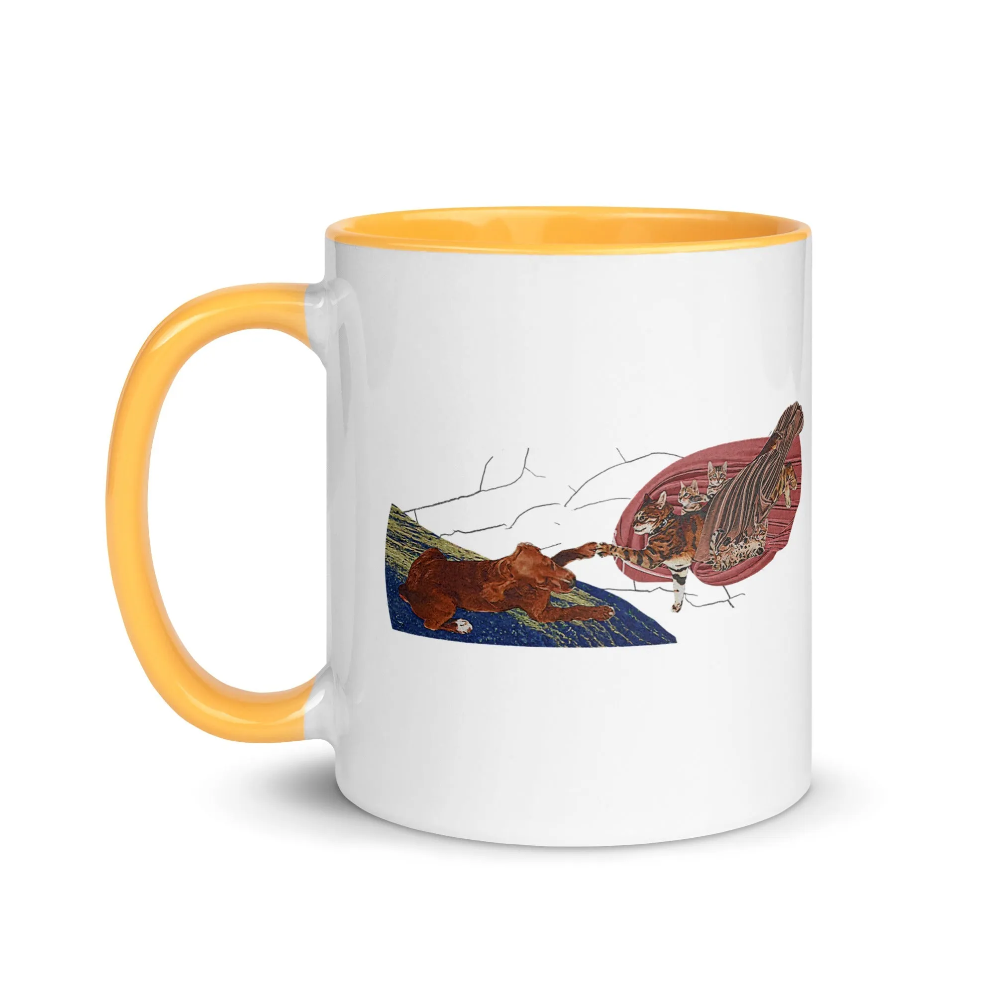 Creation of Dog Mug with Color Inside