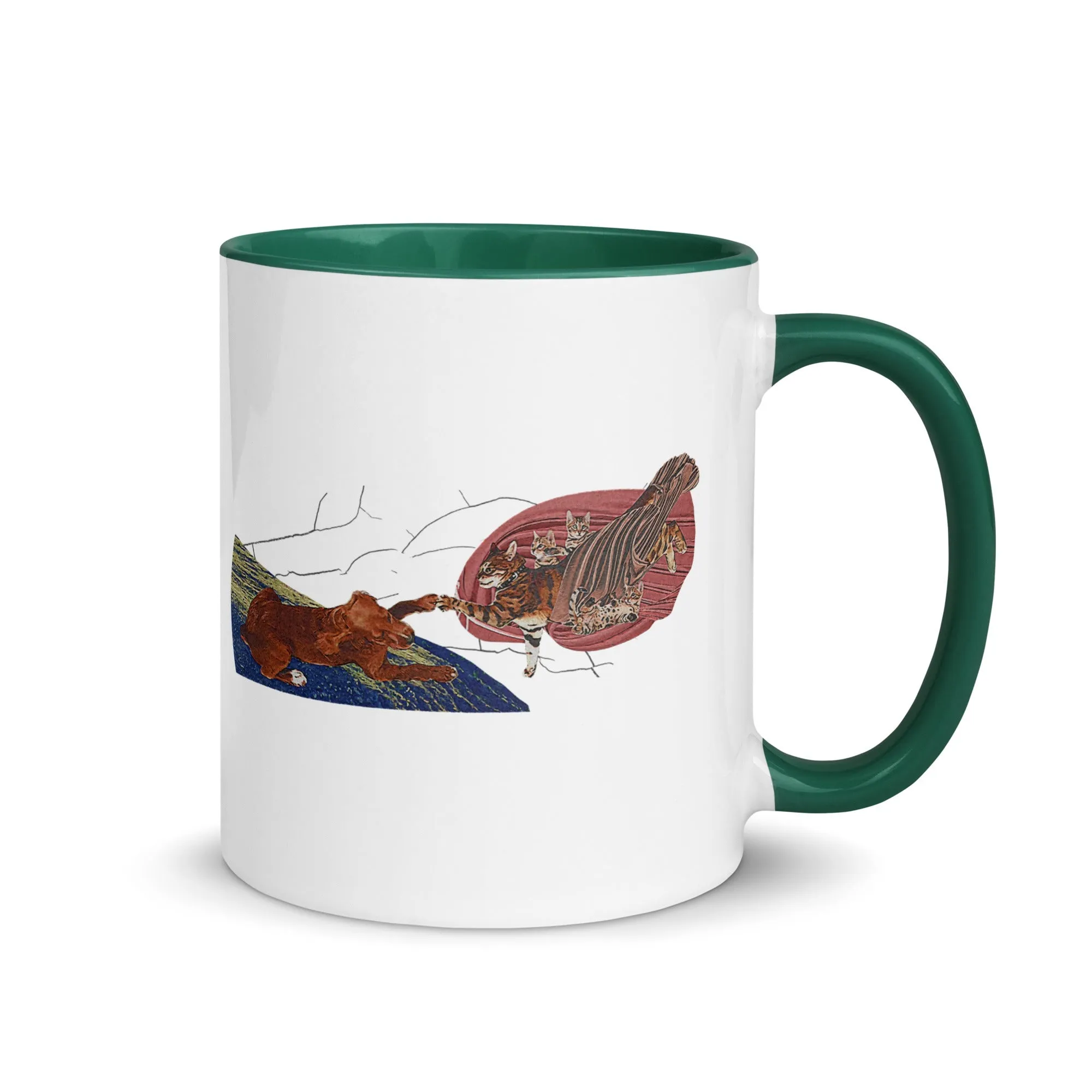 Creation of Dog Mug with Color Inside