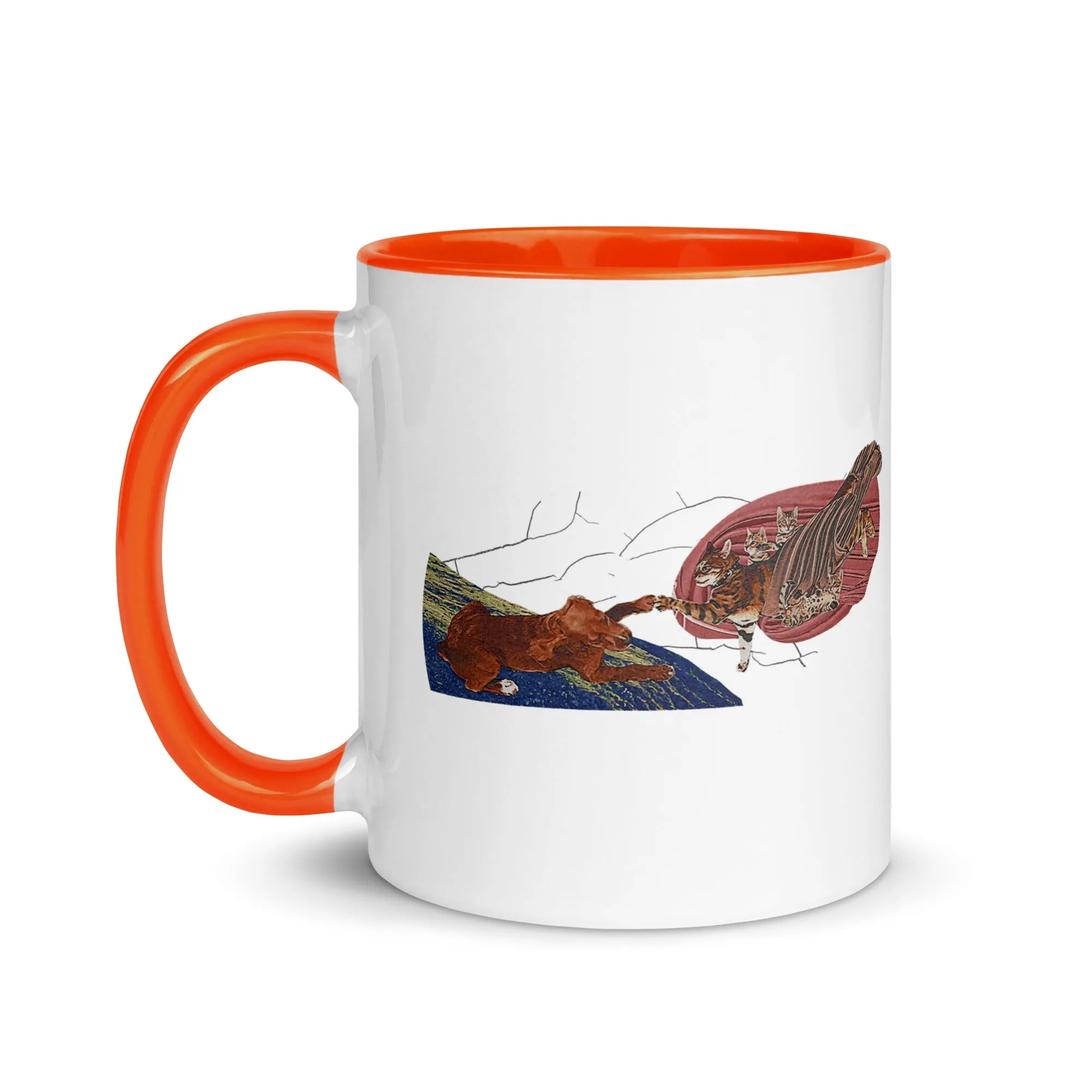 Creation of Dog Mug with Color Inside