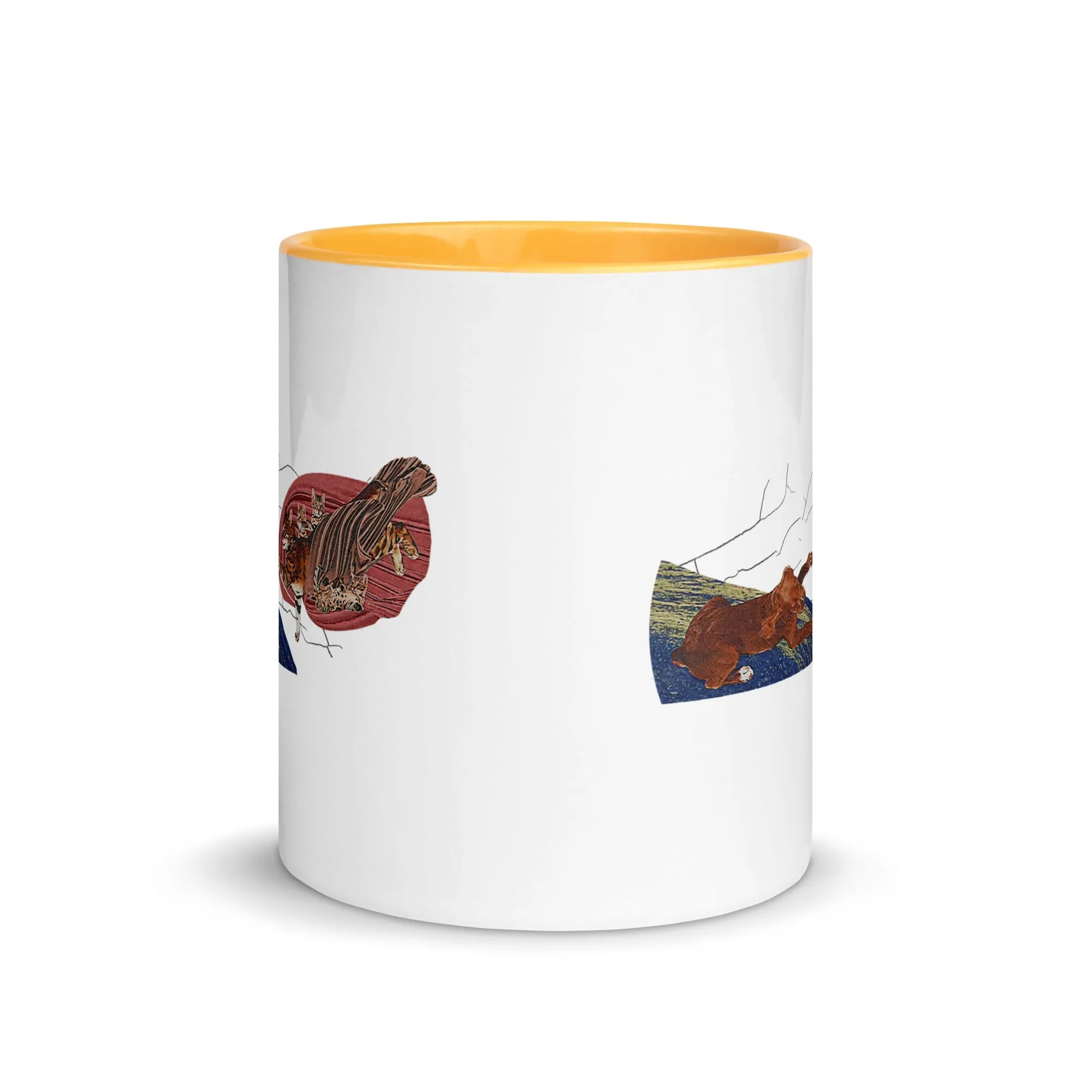 Creation of Dog Mug with Color Inside