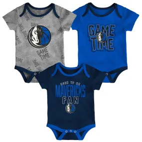 DALLAS MAVERICKS INFANT GAME TIME 3 PC CREEPER SET