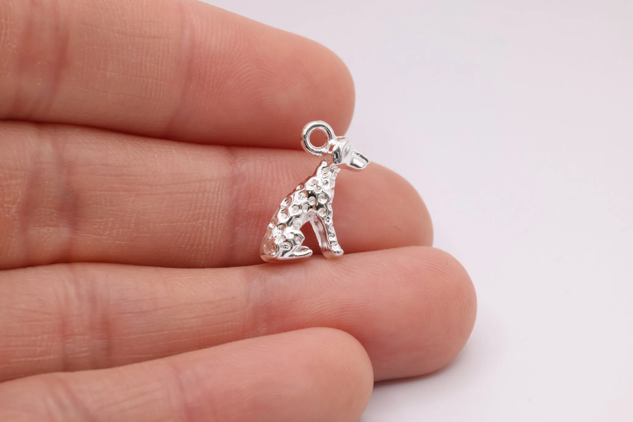 Dalmation Dog Charm, 925 Sterling Silver, 623