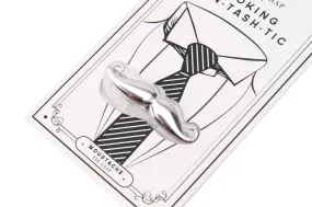 Dapper Chap Looking Fantashtic Moustache Tie Clip